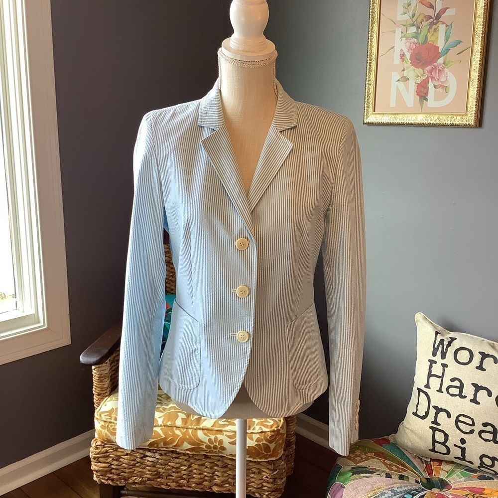 Women's Striped Blazer